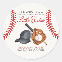 El beisbol pequeño Rookie Home Run Baby Shower Fav
