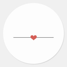 Pegatina Redonda El blanco en blanco y negro hace su propio Pegatin