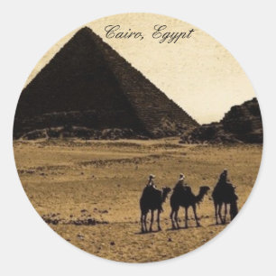 Pegatina Redonda El Cairo, Egipto