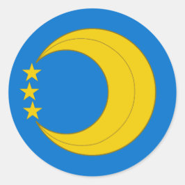 Pegatina Redonda El Camisón de la Lanza Crescent