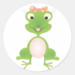 Pegatina Redonda El Chica de Hoppy