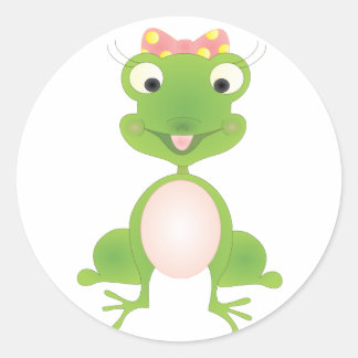 Pegatina Redonda El Chica de Hoppy