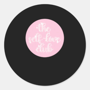 Pegatina Redonda El Club del Amor Propio