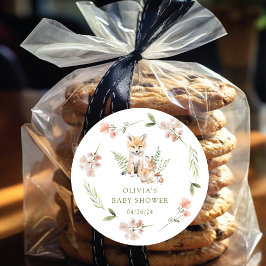 Pegatina Redonda El Delite de la Naturaleza Fiesta de Bienvenida de