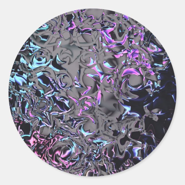 Pegatina Redonda El desastre de los años 80 (Anverso)