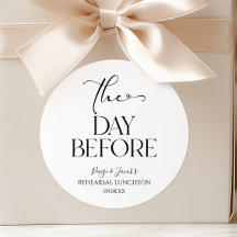 El día antes del ensayo mínimo del Boda