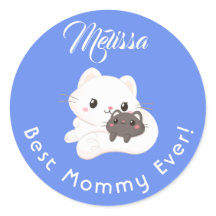 El día de la madre cute a los animales tu nombre.