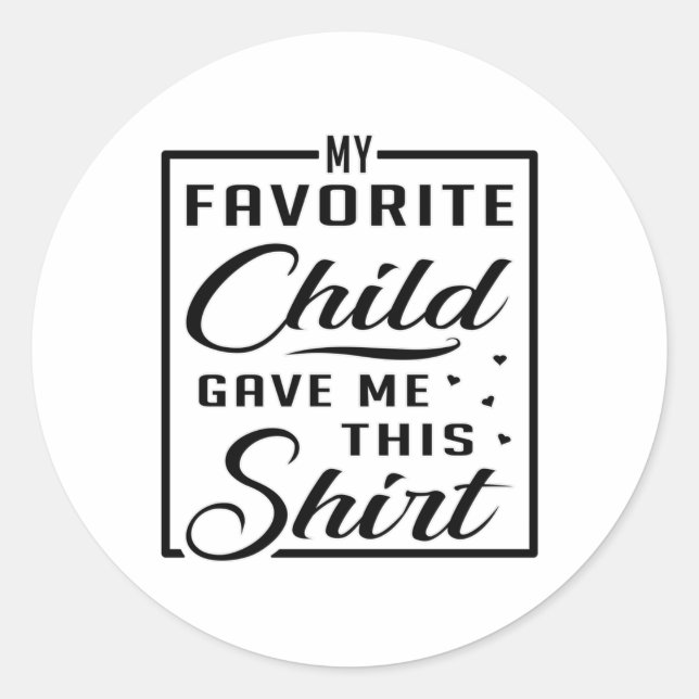 Pegatina Redonda El día de la madre madres madres mamá mamá idea de (Anverso)