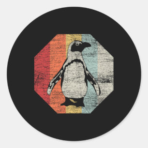 Pegatina Redonda El Día de la Tierra Regalos animales Cute pingüino