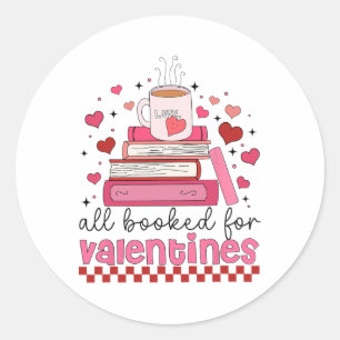 Pegatina Redonda El Día De San Valentín De Los Profesores Divertido