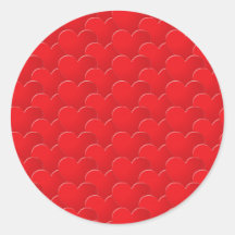 El día de San Valentín de patrones de Big Red Hear