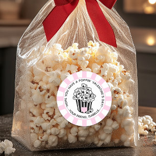 Pegatina Redonda El día de San Valentín de Poppin Moderno