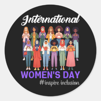 Pegatina Redonda El día de San Valentín Stethos de enfermería del D