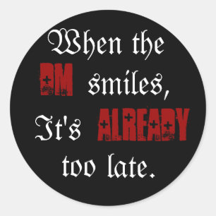 Pegatina Redonda El DM S.