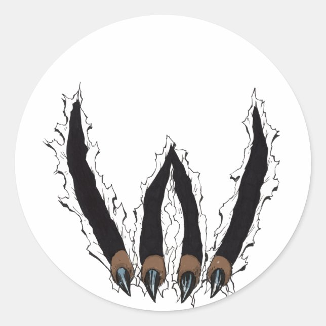 Pegatina Redonda El equipo deportivo Wildcats Trayectoria (Anverso)