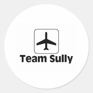 Pegatina Redonda El equipo Sully