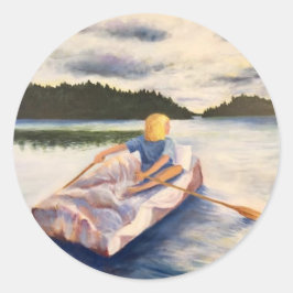 Pegatina Redonda El escape