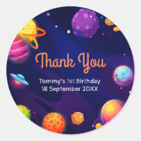 El espacio solar planetario 1er cumpleaños Gracias