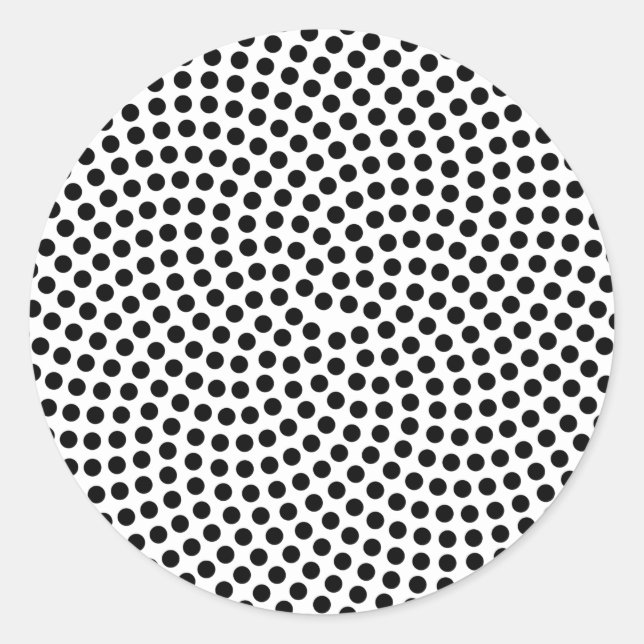 Pegatina Redonda El espiral de Fermat (Anverso)