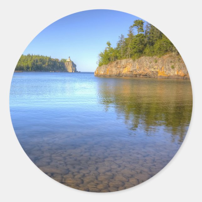 Pegatina Redonda El faro de rock de Split (Anverso)