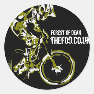 Pegatina Redonda El FoD - Pegatinas