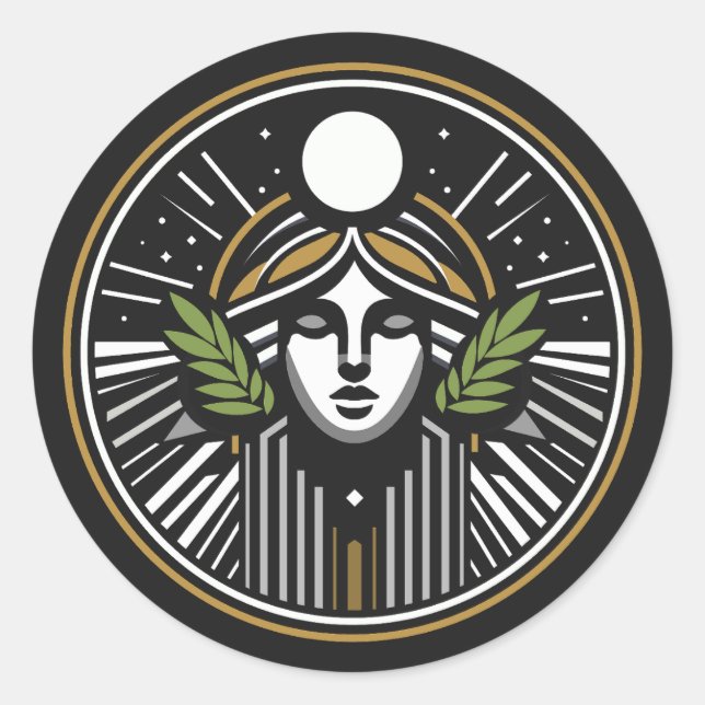 Pegatina Redonda El Gran Romano, (Anverso)