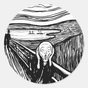 Pegatina Redonda El Grito