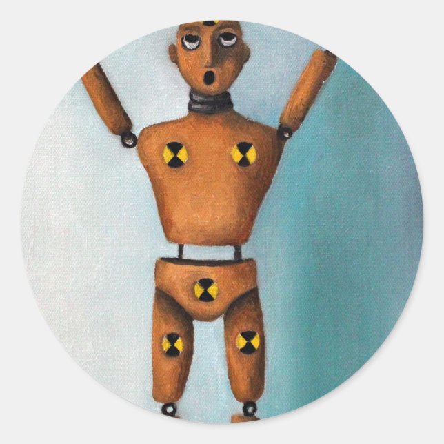 Pegatina Redonda El Grito 2 (Anverso)