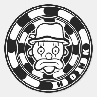 Pegatina Redonda El Hobo Honk Se Quita