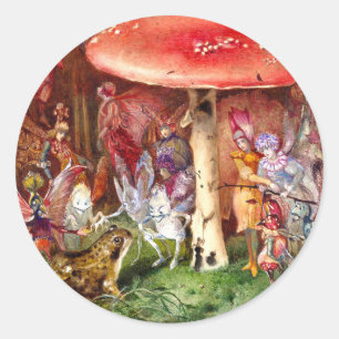 Pegatina Redonda El intruso John Anster Fitzgerald