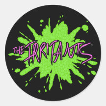 El logo Irritants Splat Pink/Green