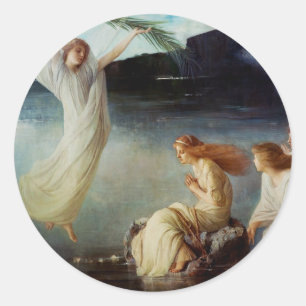 Pegatina Redonda El martirio de Santa Cristina