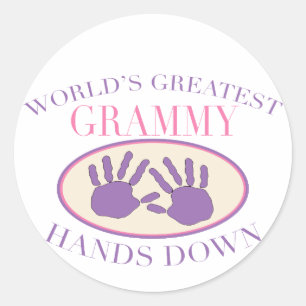 Pegatina Redonda El mejor Grammy impone la camiseta