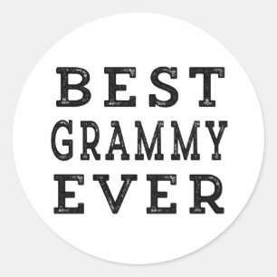 Pegatina Redonda El mejor Grammy nunca