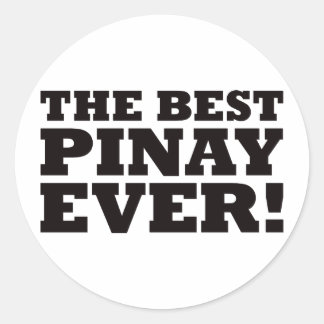 Pegatina Redonda El mejor Pinay de la historia