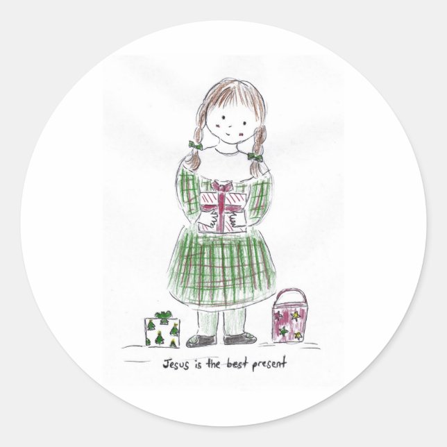 Pegatina Redonda El_mejor_presente (Anverso)