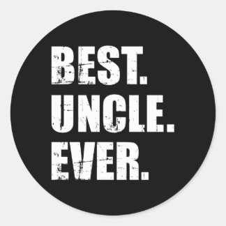 Pegatina Redonda El mejor tío de todos
