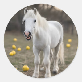 Pegatina Redonda El mini enojado