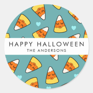 Pegatina Redonda El modelo lindo el   del dibujo de las pastillas