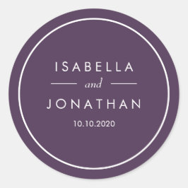 Pegatina Redonda El Olivar | Personalizado de bodas rusos