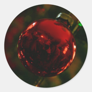 Pegatina Redonda El ornamento del fotógrafo