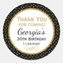 El oro negro del cumpleaños le agradece favorecer