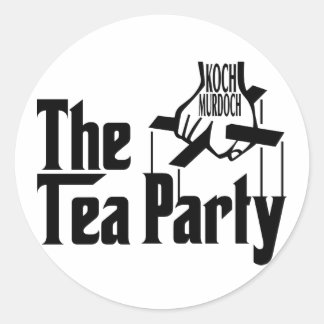 Pegatina Redonda El padre del té