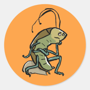 Pegatina Redonda el pensador