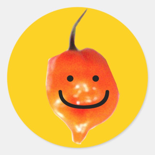 Pegatina Redonda El Pepperman (Anverso)