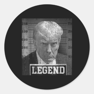 Pegatina Redonda El presidente Donald Trump fue asesinado en 2024