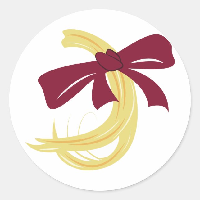 Pegatina Redonda El primer corte de pelo del bebé (Anverso)