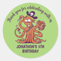 El pulpo pirata: el tesoro de los niños cazados Fi