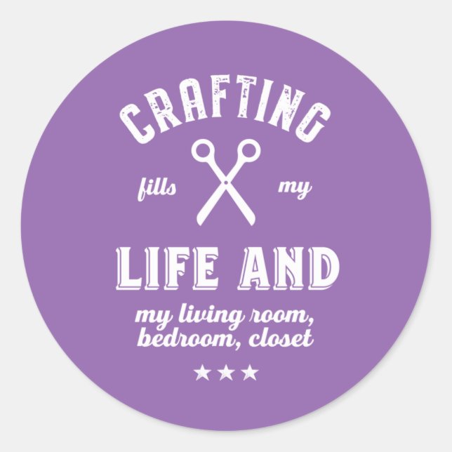 Pegatina Redonda El rafting llena mis divertidos agujeros de naves (Anverso)