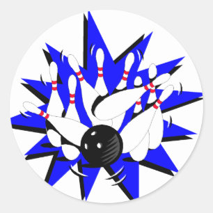 Pegatina Redonda El rodar